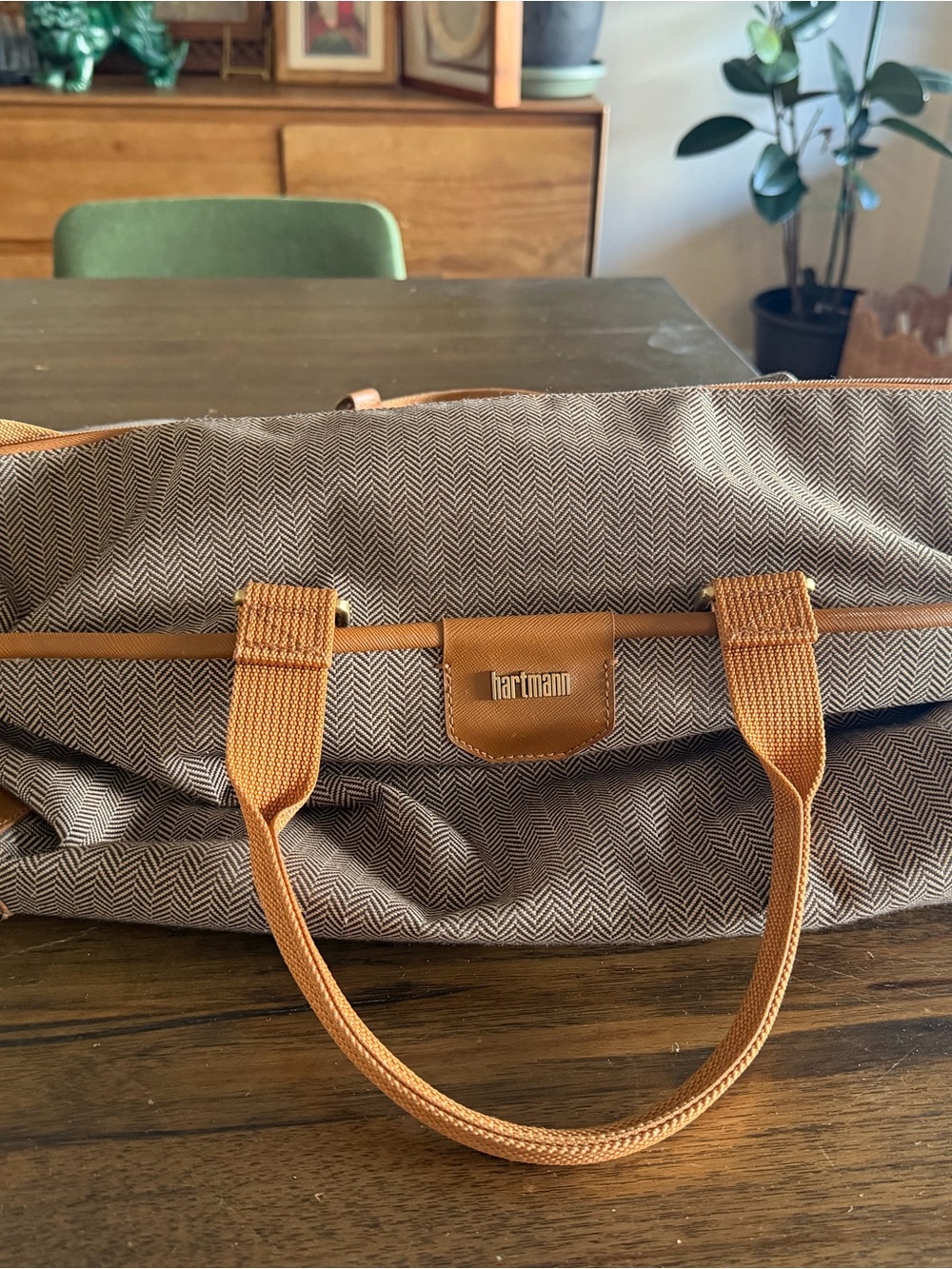 Hartmann Herringbone Duffel Bag